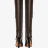 Jude - Edita Knee Boot Black And Mocha Leather