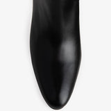 Jude - Edita Knee Boot Black Leather And Black Suede