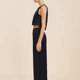 Posse - JOY CROP TOP - MIDNIGHT