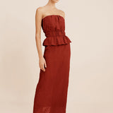 Posse - AURELIA SKIRT - MERLOT