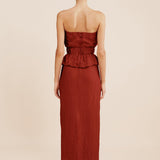 Posse - AURELIA SKIRT - MERLOT