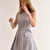 Cartolina - PF26 Hadley Romper - Cartolina Stripe - Pale Blue