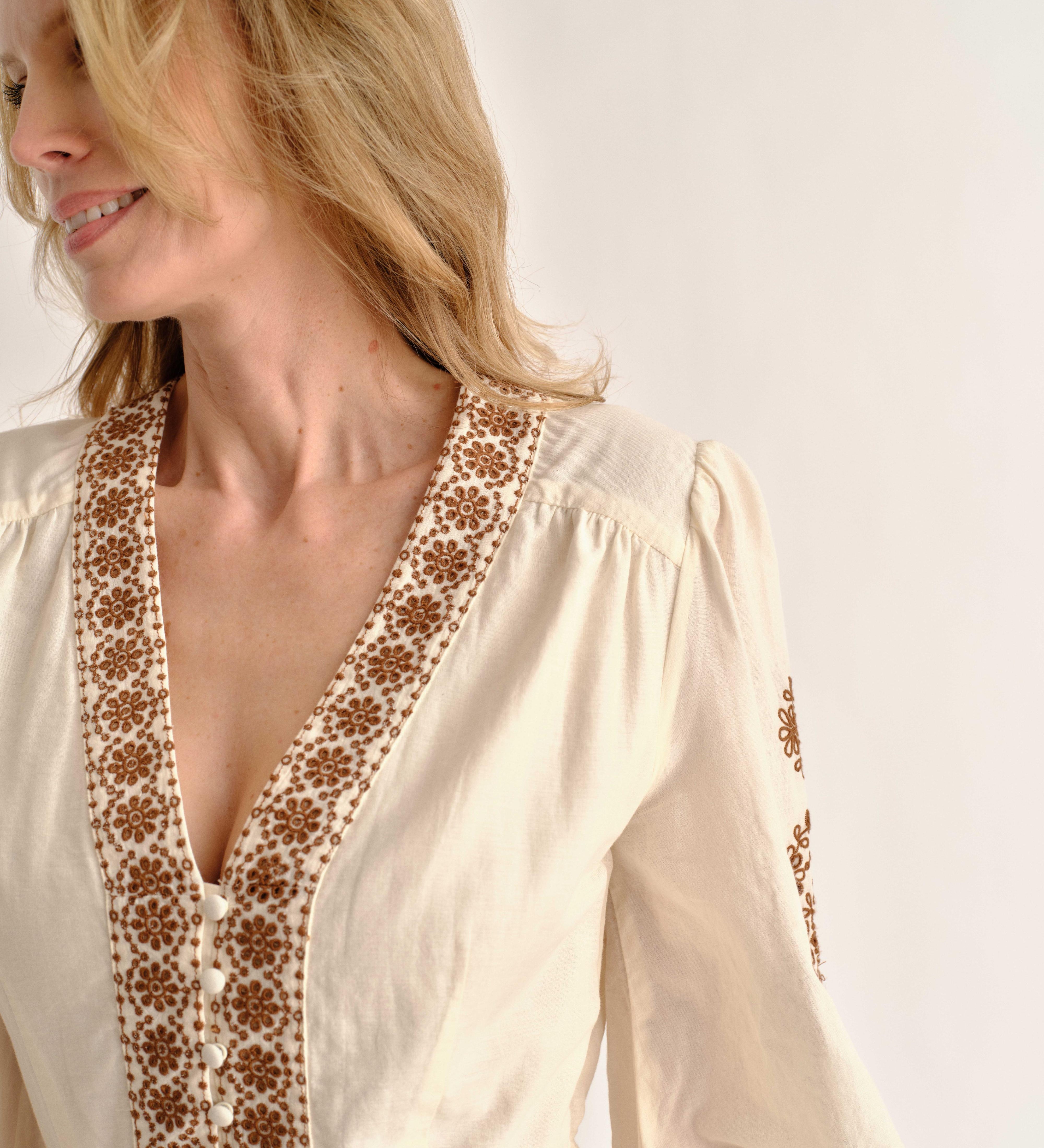 Cartolina - SP26 Blake Mini Dress - Ivory