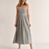 Cartolina - SP26 Chalmers Halter Midi Dress - Moss
