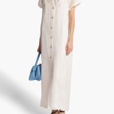 Khaite - Effy Dress in Chalk