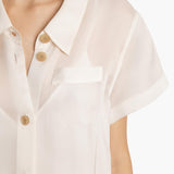 Khaite - Effy Dress in Chalk