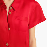 Khaite - Effy Dress in Raspberry