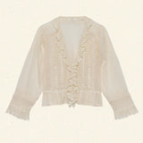 DÔEN - ELDORIS TOP -- ALABASTER