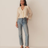 DÔEN - ELDORIS TOP -- ALABASTER