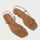 Loeffler Randall - Eleanor Cacao Suede Strappy Sandal