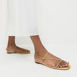 Loeffler Randall - Eleanor Gold Strappy Sandal