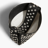 Khaite - Elena Bag in Black Leather with Studs