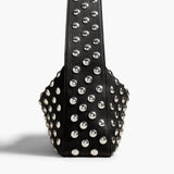 Khaite - Elena Bag in Black Leather with Studs