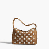 Khaite - Small Elena Bag in Mud Suede with Studs