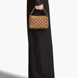 Khaite - Small Elena Bag in Mud Suede with Studs