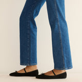 DÔEN - ELENI MARY JANE -- BLACK SUEDE