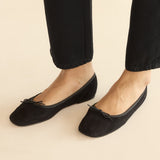 DÔEN - ELENI MARY JANE -- BLACK SUEDE