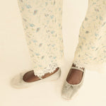 DOEN - ELENI MARY JANE - - DOVE PANNE VELVET