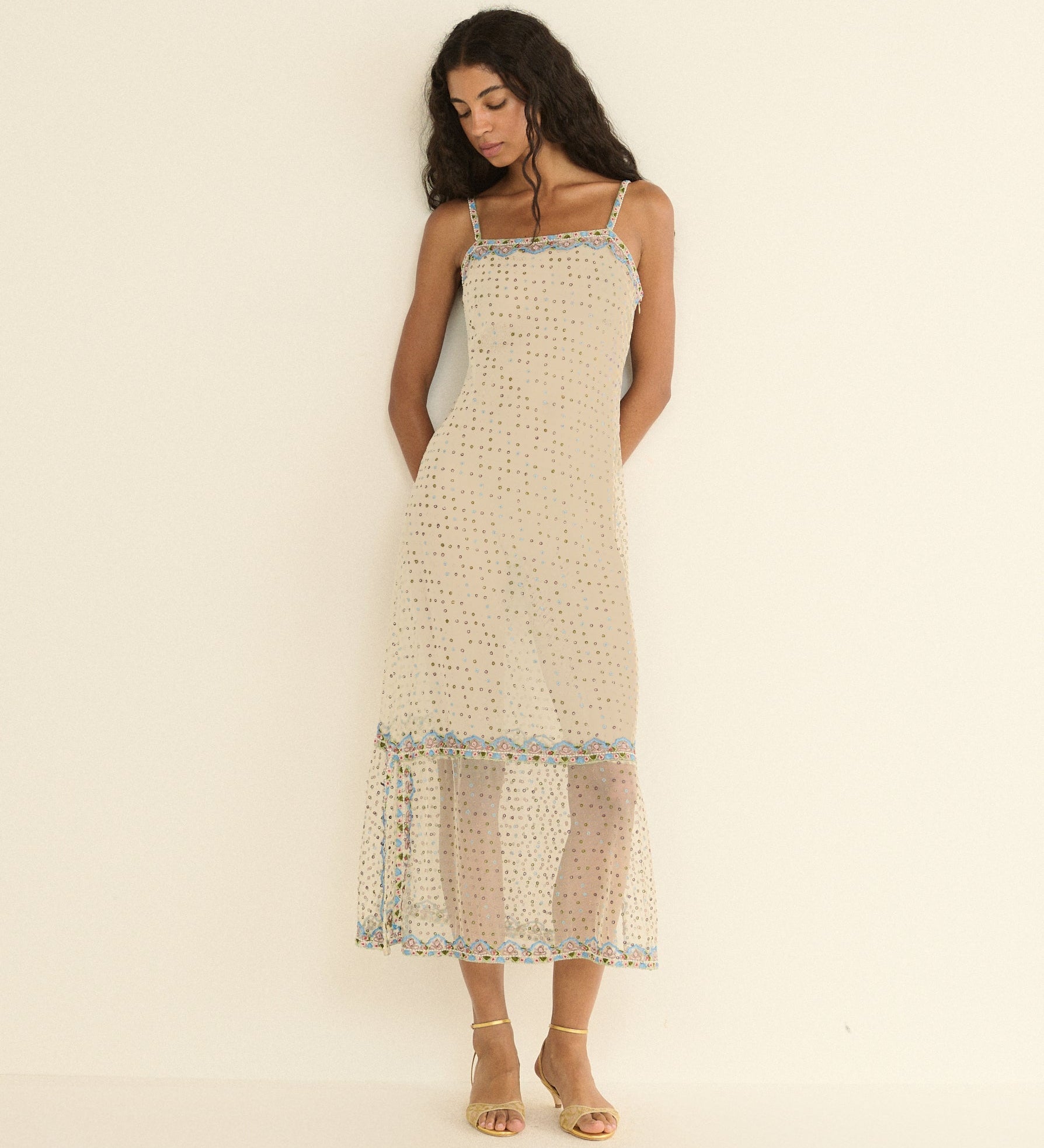 DOEN - ELIDA DRESS - - CANDLELIGHT