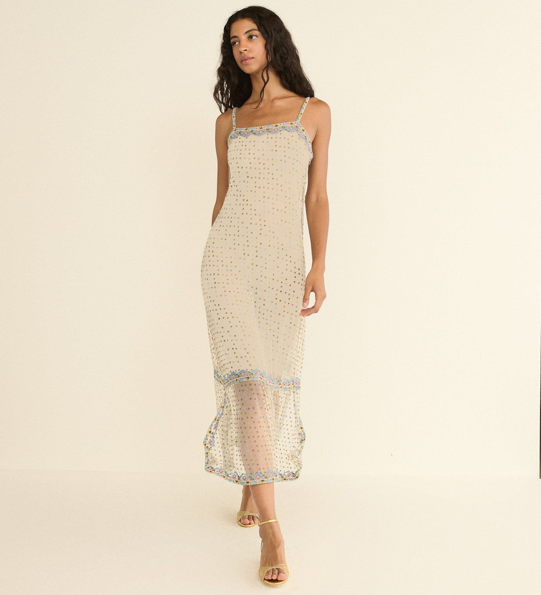 DOEN - ELIDA DRESS - - CANDLELIGHT