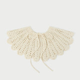 Loeffler Randall - Elio Cream Wool Crochet Collar