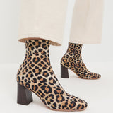 Loeffler Randall - Elise Leopard Jersey Ankle Boot