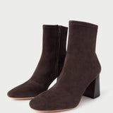 Loeffler Randall - Elise Dark Brown Stretch Bootie