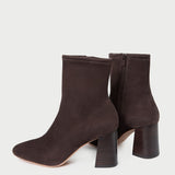Loeffler Randall - Elise Dark Brown Stretch Bootie