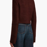 Khaite - Ello Jacket in Dark Plum