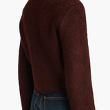 Khaite - Ello Jacket in Dark Plum