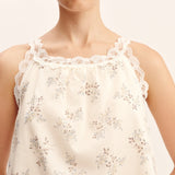 Posse - ELODIE TOP - BLUE BLOOMS