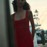 DÔEN - ELOISE DRESS -- RUBY