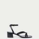 Loeffler Randall - Eloise Black Leather Heeled Sandal
