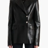 Khaite - Elona Jacket in Black Leather