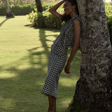 DÔEN - ELOWEN SKIRT -- MARILYN GINGHAM