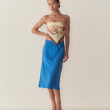 DÔEN - ELOWENA SKIRT -- BLUE TOURMALINE