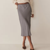 DÔEN - ELOWENA SKIRT -- SANTA MARINA GINGHAM