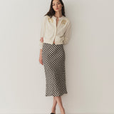 DÔEN - ELOWEN SKIRT -- MARILYN GINGHAM