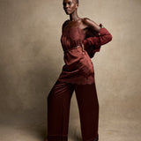 DÔEN - ELVINA DRESS -- CAFE BRUN