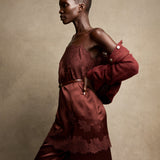 DÔEN - ELVINA DRESS -- CAFE BRUN