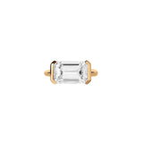 Dorsey - 14K INÈS EMERALD-CUT RING IN LAB DIAMOND