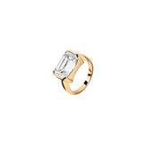Dorsey - 14K INÈS EMERALD-CUT RING IN LAB DIAMOND