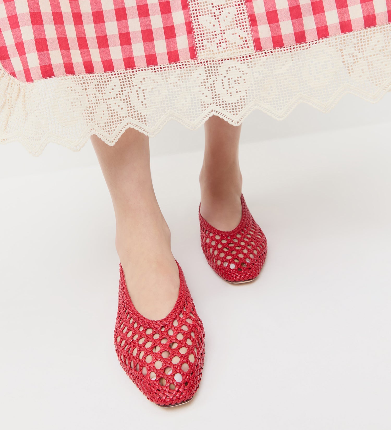Loeffler Randall - Emery Red Ballet Flat