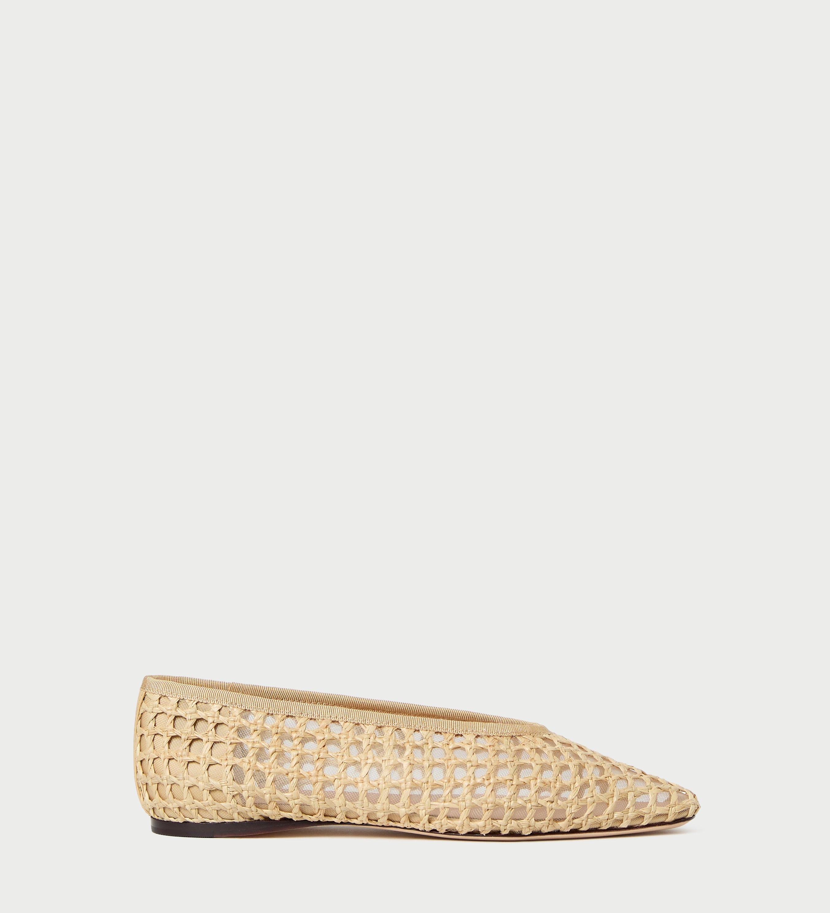 Loeffler Randall - Emery Natural Crochet Ballet Flat