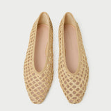 Loeffler Randall - Emery Natural Crochet Ballet Flat
