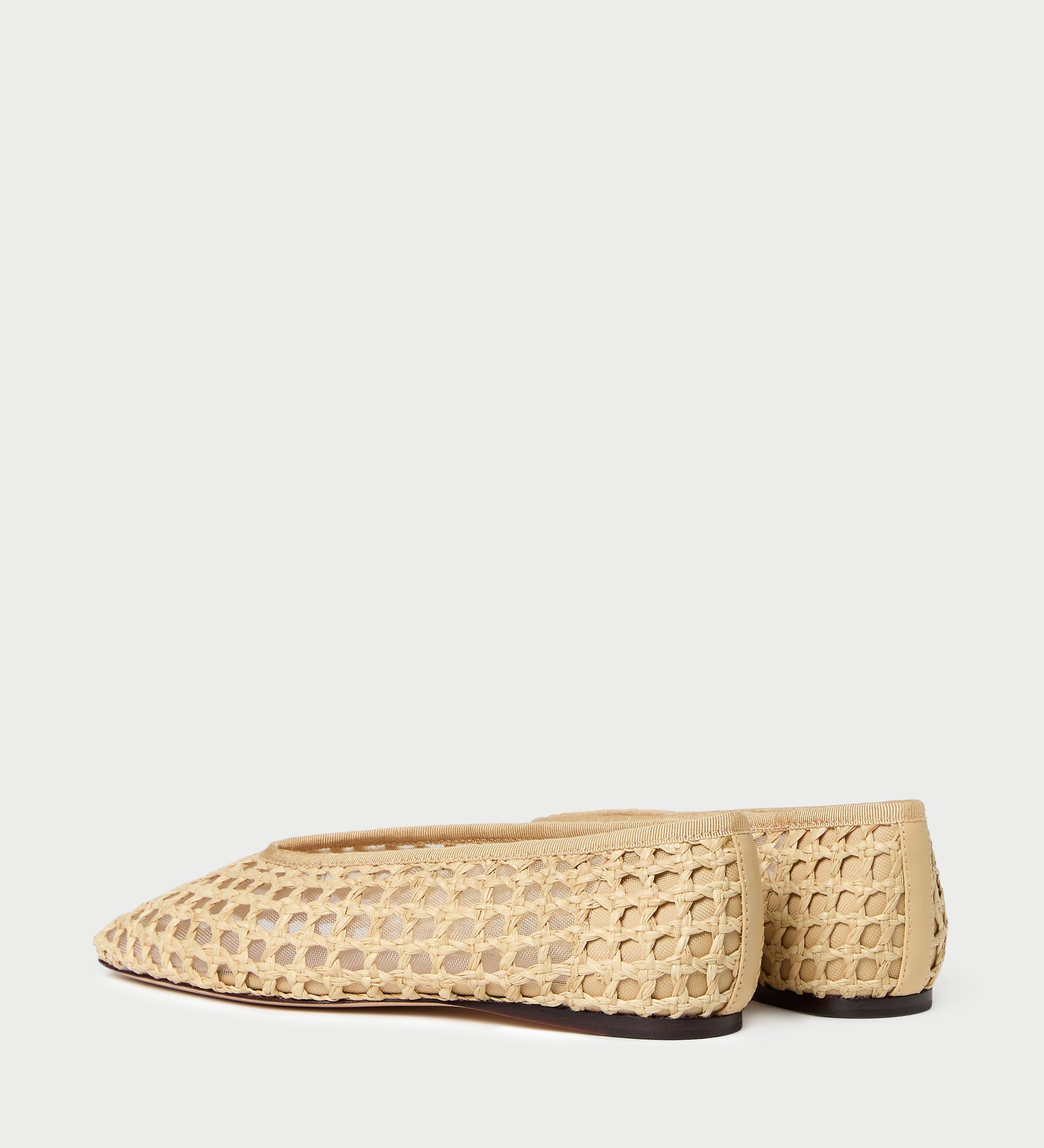 Loeffler Randall - Emery Natural Crochet Ballet Flat