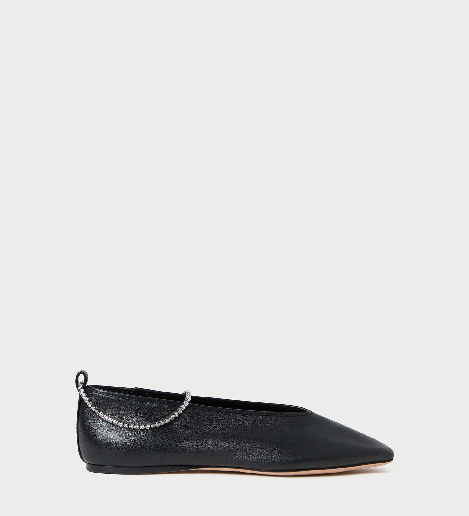Loeffler Randall - Emery Black/Crystal Ballet Flat