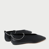 Loeffler Randall - Emery Black/Crystal Ballet Flat