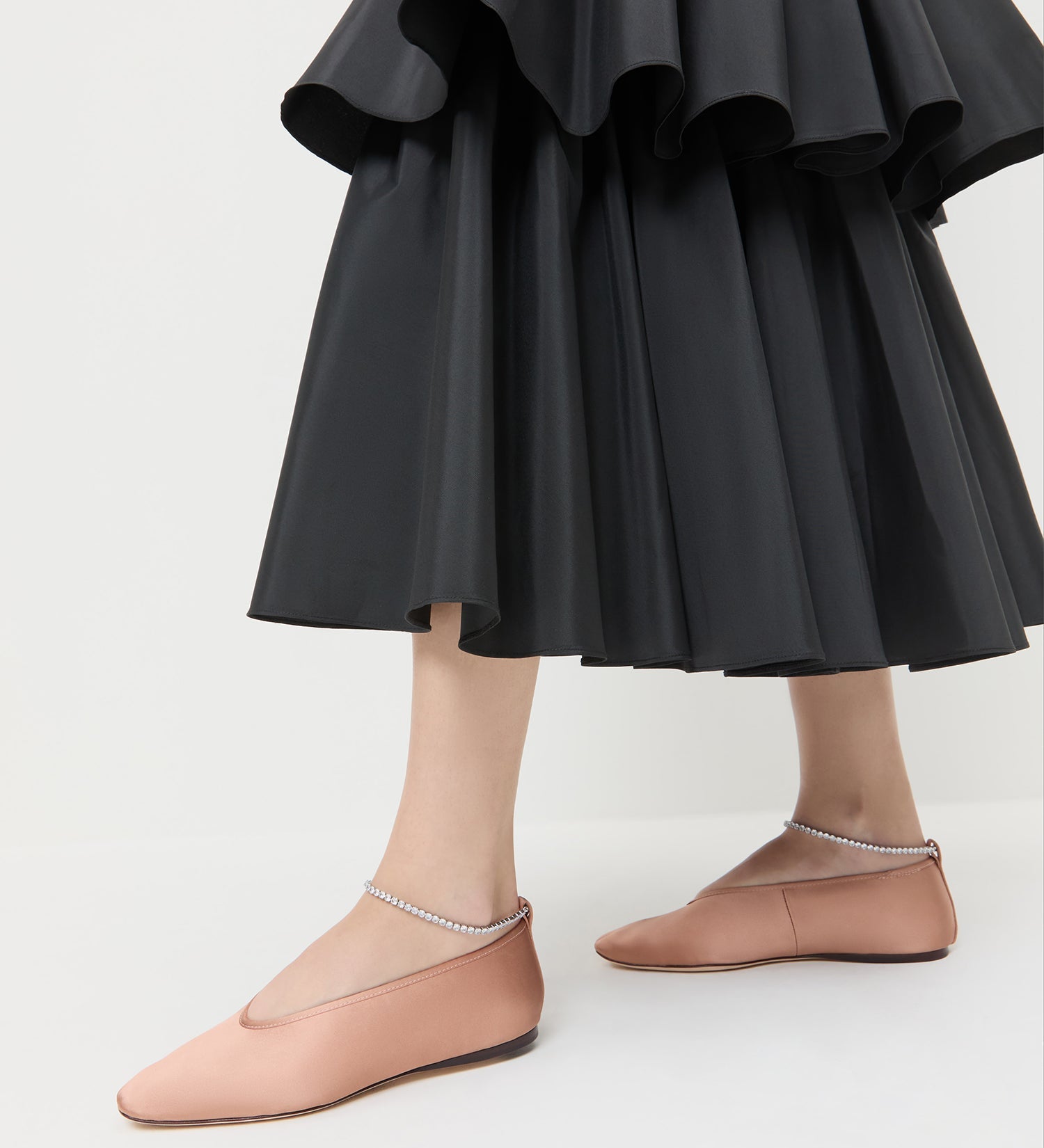 Loeffler Randall - Emery Blush/Crystal Ballet Flat