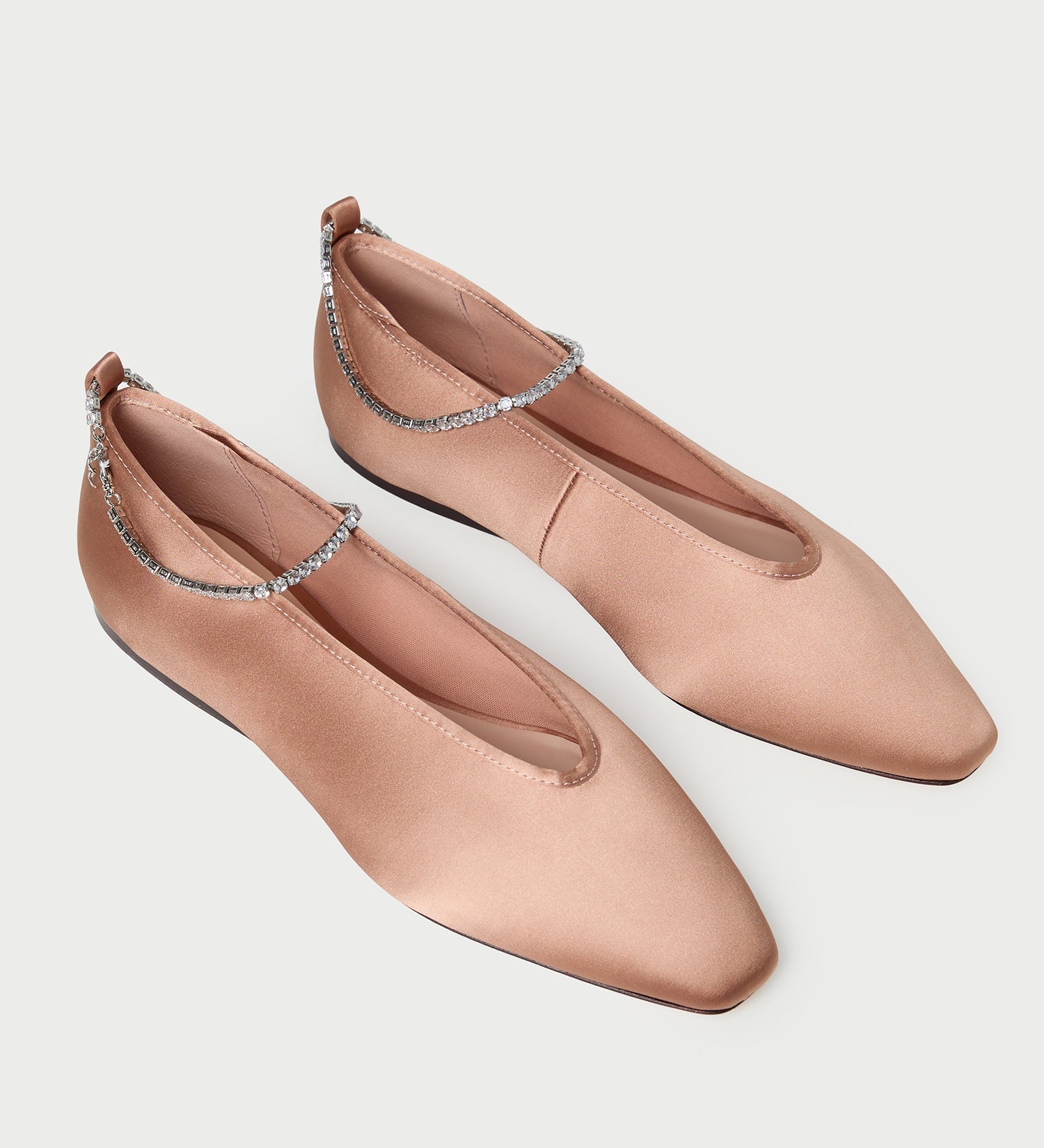 Loeffler Randall - Emery Blush/Crystal Ballet Flat